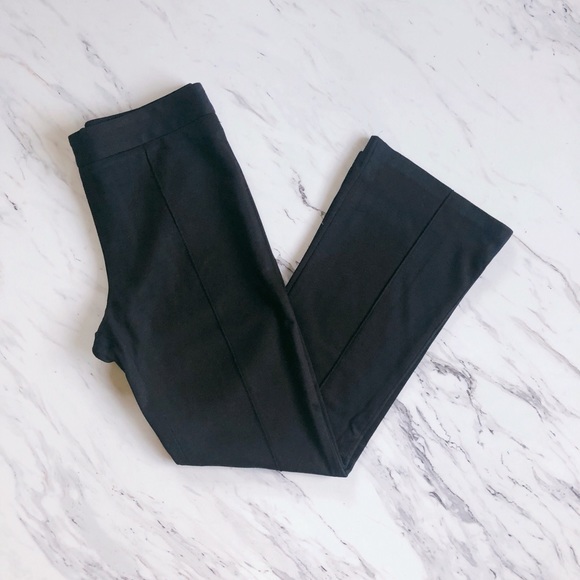 Alice + Olivia Pants - Alice + Olivia Employed Black Knit Cropped Pants